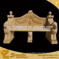 outdoor decorative large antique stone benches for sale